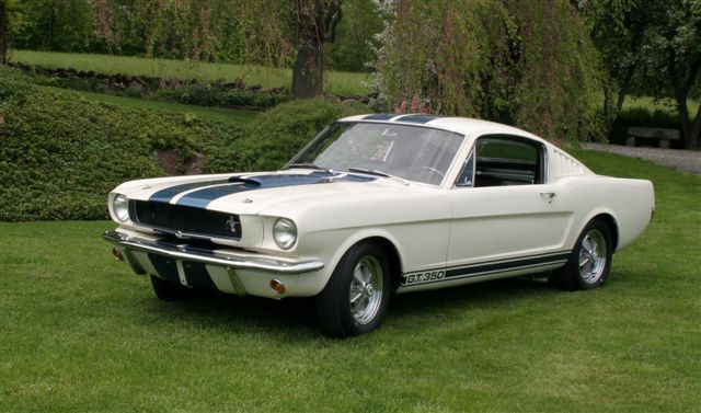 '65 Shelby GT350, left front view